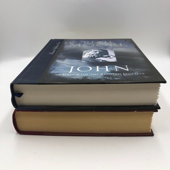 Beth Moore Set of 2 Hardback Christian Reflection Books Jesus and John - Picture 6 of 14